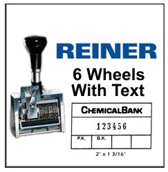 Reiner Numberer with Textplate, Model N41a & 531