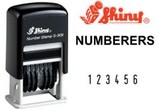 Shiny Printer Numbering Stamps
