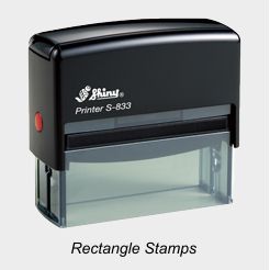 Shiny Rectangle Stamps