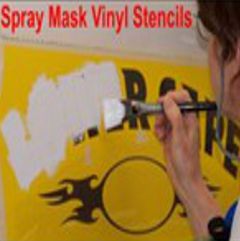 Spray Mask Vinyl Stencils
