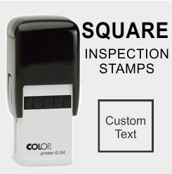 Square Inspector Stamps