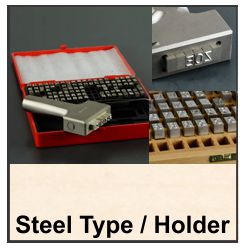 Steel Type Sets with Holders