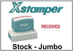 Xstamper Stock Stamps - Jumbo