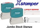 Xstamper Stock Stamps - Jumbo