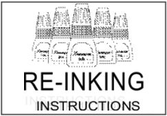 Xstamper Re-Inking Instructions