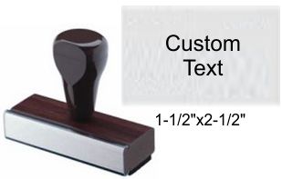 1-1/2" x 2-1/2" Custom Rubber Stamp
Custom Rubber Stamp
Rubber Hand Stamp
Rubber Stamp