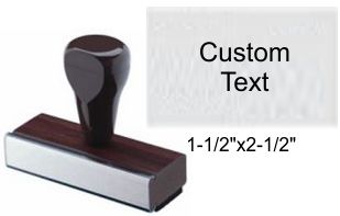 1-1/2" x 2-1/2" Custom Rubber Stamp
Custom Rubber Stamp
Rubber Hand Stamp
Rubber Stamp