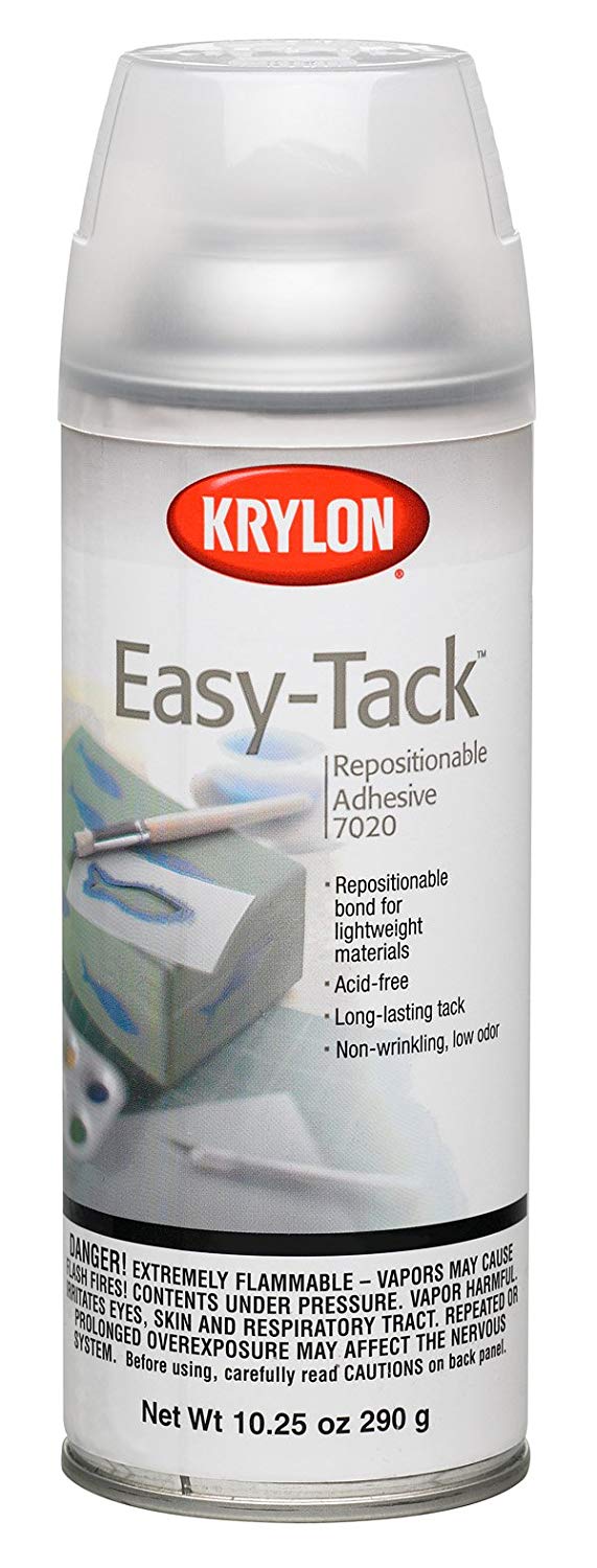 Krylon EasyTack™ Repositionable Adhesive 10.25 oz Can, Repositionable