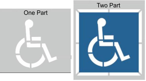 Handicap Stencil