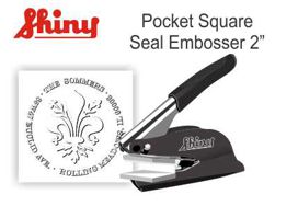 1-5/8" Square Emossing Seal
EH Shiny Square Embossing Seal