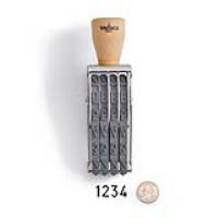 Vintage Pro Numbering 4 Band 15/32" Character Stamp