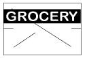 CN-10929 GX1812 White/Black Grocery (RC)