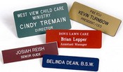 Engraved Name Badge, 1.5" x 3"