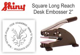 2" Square Emossing Seal
EH Shiny Square Embossing Seal