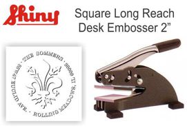 2" Square Emossing Seal
EH Shiny Square Embossing Seal