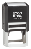 2000 Plus Printer Q-43 Self Inking Stamp
Self Inking Stamp