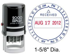 2000 Plus R-40 Printer Dater
COSCO D-I-Y Set Self-Inking Stamp
2000 Plus R-40 12-Hour Time and Date Stamp