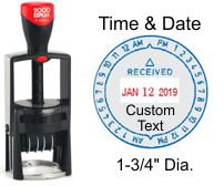 2000 Plus R2045 Round Time & Date Stamp
