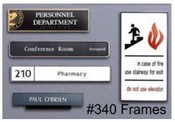 #340 Architectural Aluminum Frames
Aluminum Sign Frames
Nameplate Holders