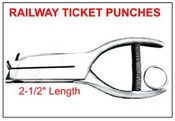 405 Railway Ticket Punch, 2-1/2" Reach