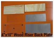 4" X 10" Wood Riser