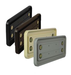Portico Poly Wall Frame - 4" x 10" Round Corner