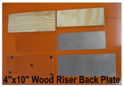 4" X 10" Wood Riser