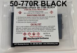 50-770R Enthone Non-Conductive Flat Black - 12.5 Gram Packet