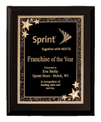 Recognition Awards
Plaques and Awards
8"x10" Black finish plaque w/starburst
Recognition Plaques and Awards