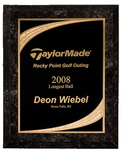 Recognition Awards
Awards and Plaques
Award
Black Marble Finish Plaque w/Majestic Plate