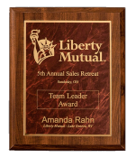 Recognition Award
Awards
5C204 8"x10" Cherry finish plaque