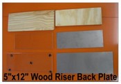 5" X 12" Inking Slab Wood Riser