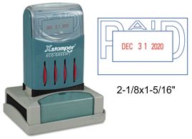 Xstamper Pre-Inked Stock VersaDater - "PAID"