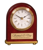 4"x5" Arch Piano Finish Desk Clock