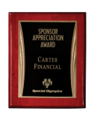 Recognition Award
Awards
5C204 8"x10" Cherry finish plaque