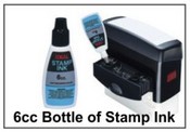 6cc Bottle of Stamp Ink
Stamp Ink, 6cc Small Bottle
Stamp Ink