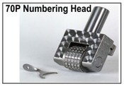 70P Steel Numbering Head