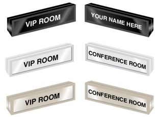 Double Sided Sign - Square Corner