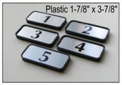 9124 Designer Plastic Frame
1-7/8" x 3-7/8" Name Plate
Designer Plastic Frame