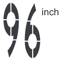 Aluminum Stencil - 96 Inch
96-Inch FAA Aluminum Stencils