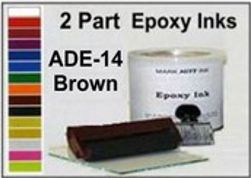 Epoxy ink
2 Part Epoxy Ink
ADE14 Brown 2-Part Epoxy Ink
Brown Epoxy Ink