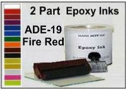 ADE19QT, Epoxy Ink ADE19 Quart Fire Red
Epoxy Ink