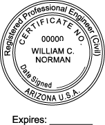 Arizona Engineering Stamp