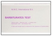Barbiturates Test (Kit C)
MMC BAR Barbiturates Test - 10 ampoules/box
