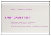 Barbiturates Test (Kit C)
MMC BAR Barbiturates Test - 10 ampoules/box