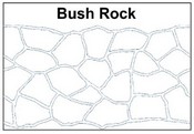 Bushrock Tile Stencil