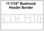 Bushrock Border Stencil Pattern