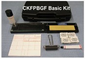 CKFPBGF Basic Fingerprint Kit, Folding Glass Inking Station