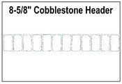 Cobblestone Border Stencil Pattern