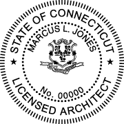 Connecticut Architectural Stamp
